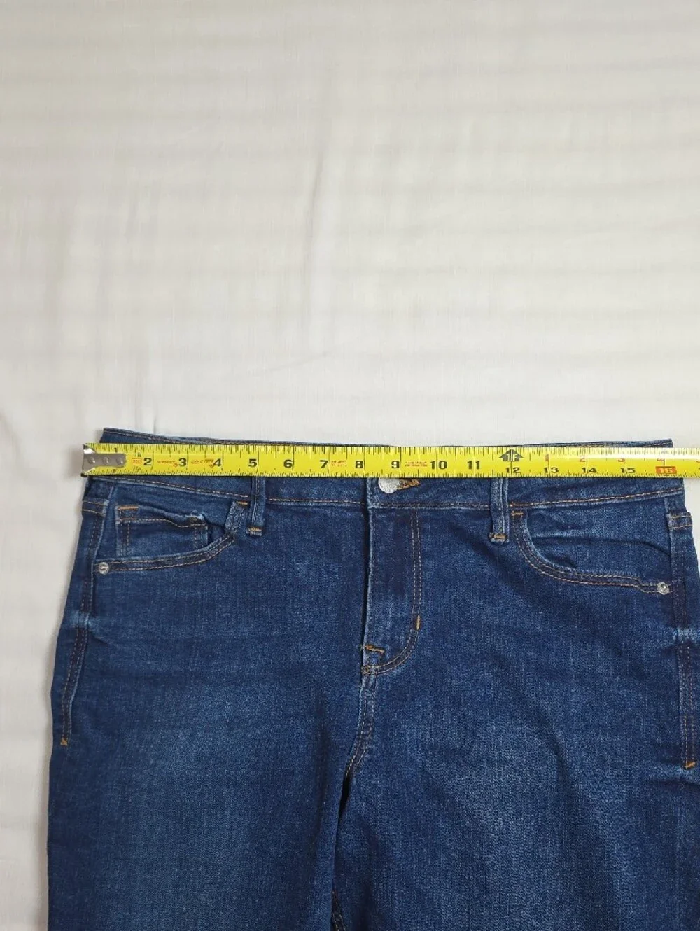 0788 Old Navy Dark Blue Ankle Skinny Jeans; 12